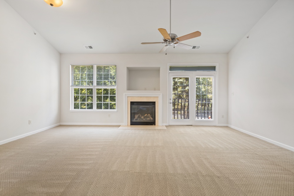 empty apartment living room