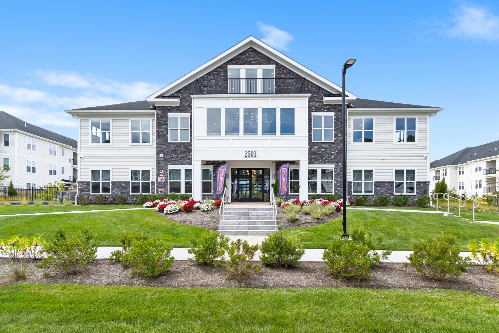 apartment community clubhouse exterior